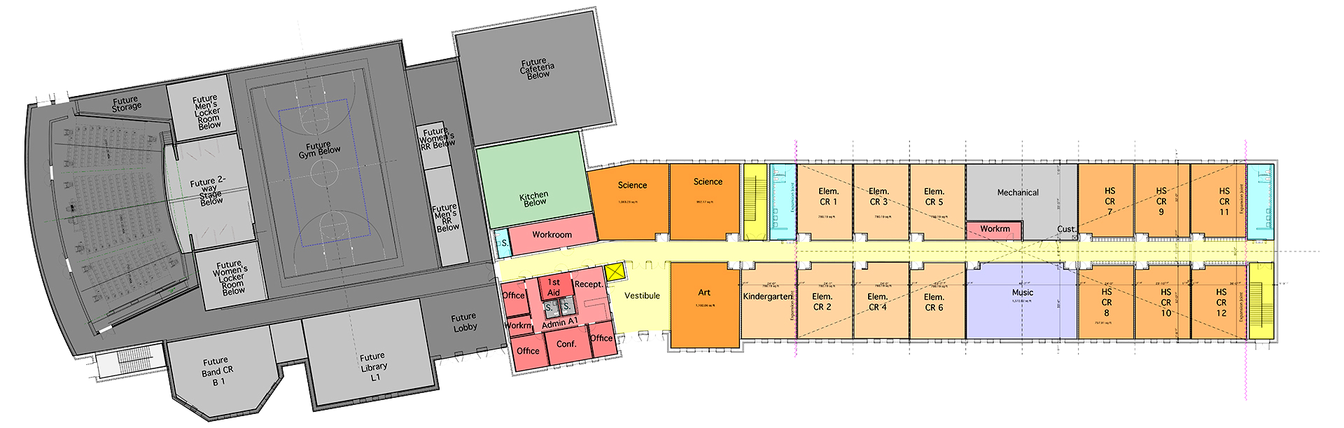 Phase 1 school floorplan