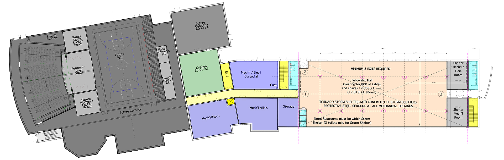 Phase 2 floorplan