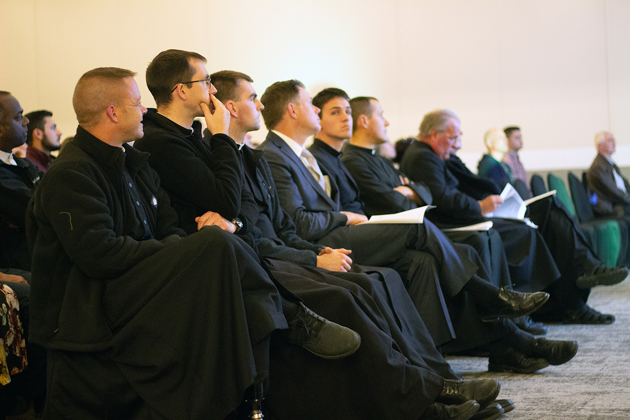 Priests at the kickoff meeting