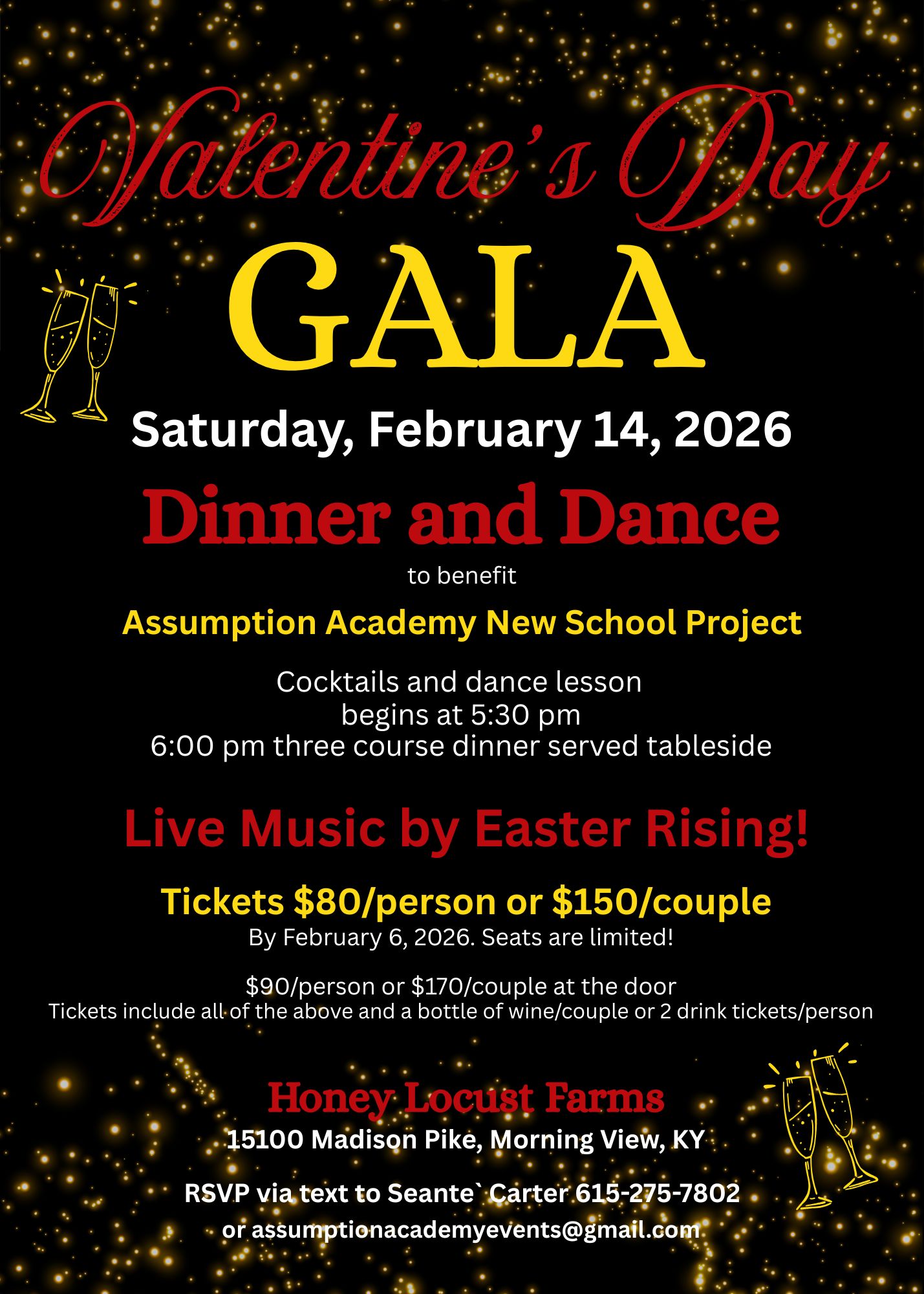 Valentine's Day Gala - Dinner and Dance to benefit Assumption Academy New School Project